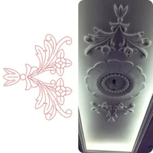 ابزار گچ کاری- نقشه گچبری