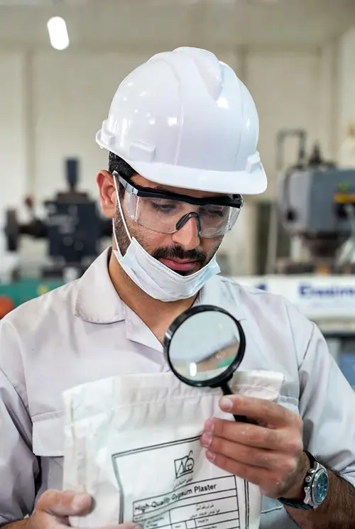 تست سریع گچ سفید کاری