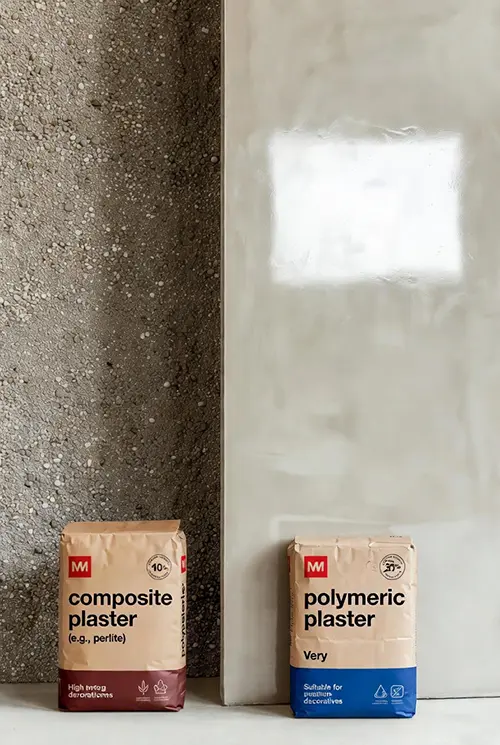 تفاوت گچ پلیمری و گچ ترکیبی و کاربرد هرکدام در ساختمان