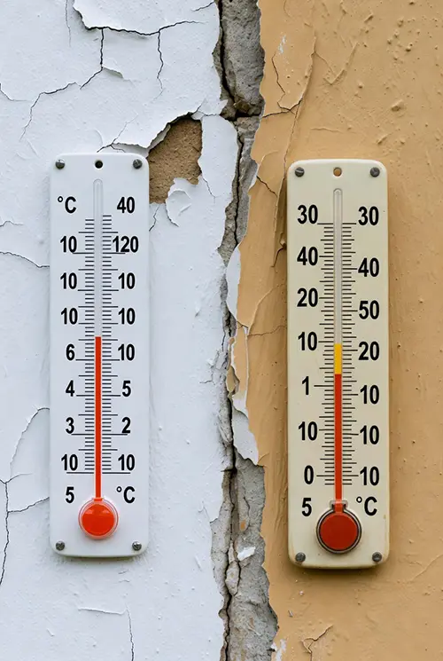 دمای مناسب گچ‌کاری