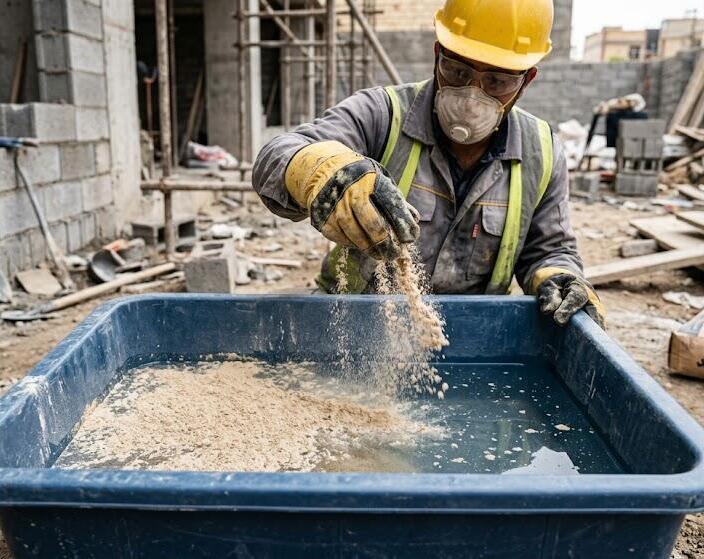 نسبت گچ به خاک در گچ‌کاری