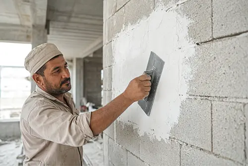 اجرای گچ روی دیوار هبلکس و انتخاب گچ مناسب
